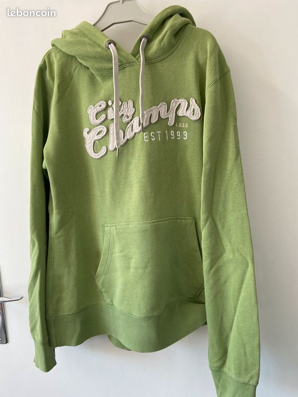 Sweat vert H&M (image 1)