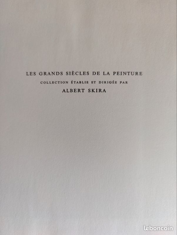 Collection:"SKIRA - Les Grands Siècles de la Peinture" De Léonard au Greco
"SKIRA - Les Grands Siècles de la Peinture (image 6)