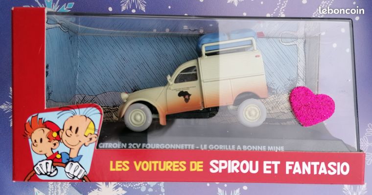 Miniature De Dion Bouton 1912 'La Gorille à Bonne Mine' Spirou 1/43