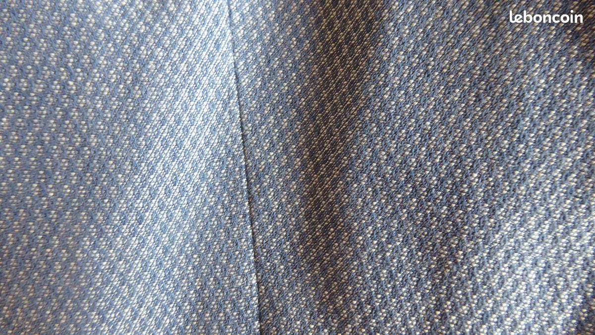 Veste marque 1-2-3 bleu moucheté blanche (image 5)