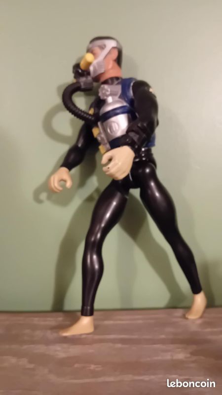 Gros Lot Action Man Hasbro - Plongeur Et Samouraï - Figurines Vintage 1998