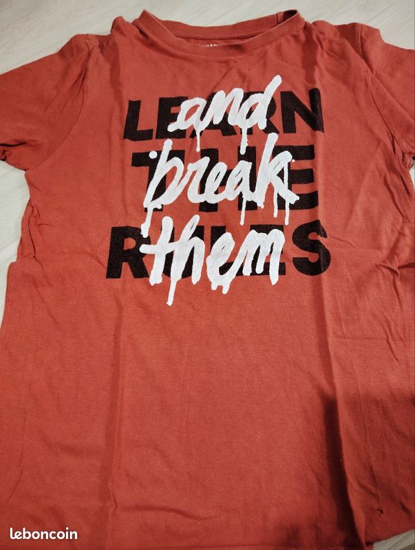 Tee-shirt orange (image 1)