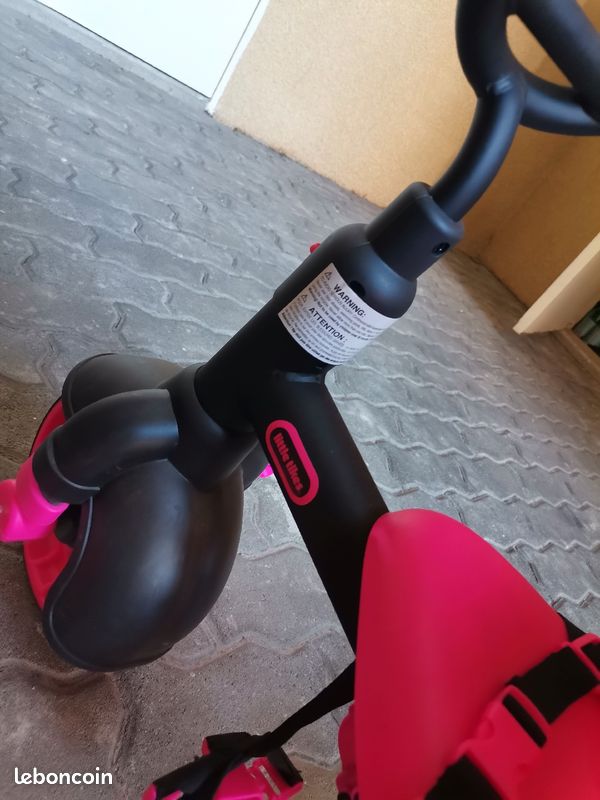 Velo tricycle rose et noir (image 7)