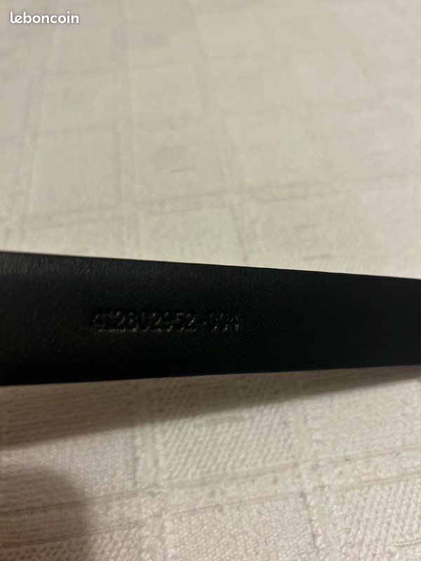 Ceinture Lauren Ralph Lauren cuir noir neuve étiquetée T.M (image 6)