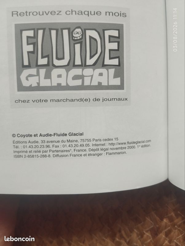 BD EO Litteul Kévin, T6, BE, Fluide glacial, Coyote (image 13)