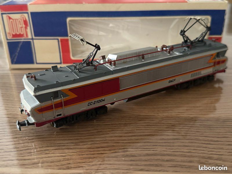 Jouef HJ2422S LOCOMOTIVE ELECTRIQUE CC 21004 LIVREE ARGENT SNCF - époq