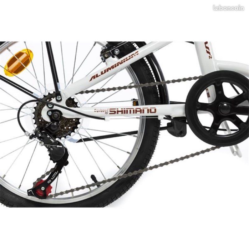 Vélo Pliant Moma Blanc (image 3)