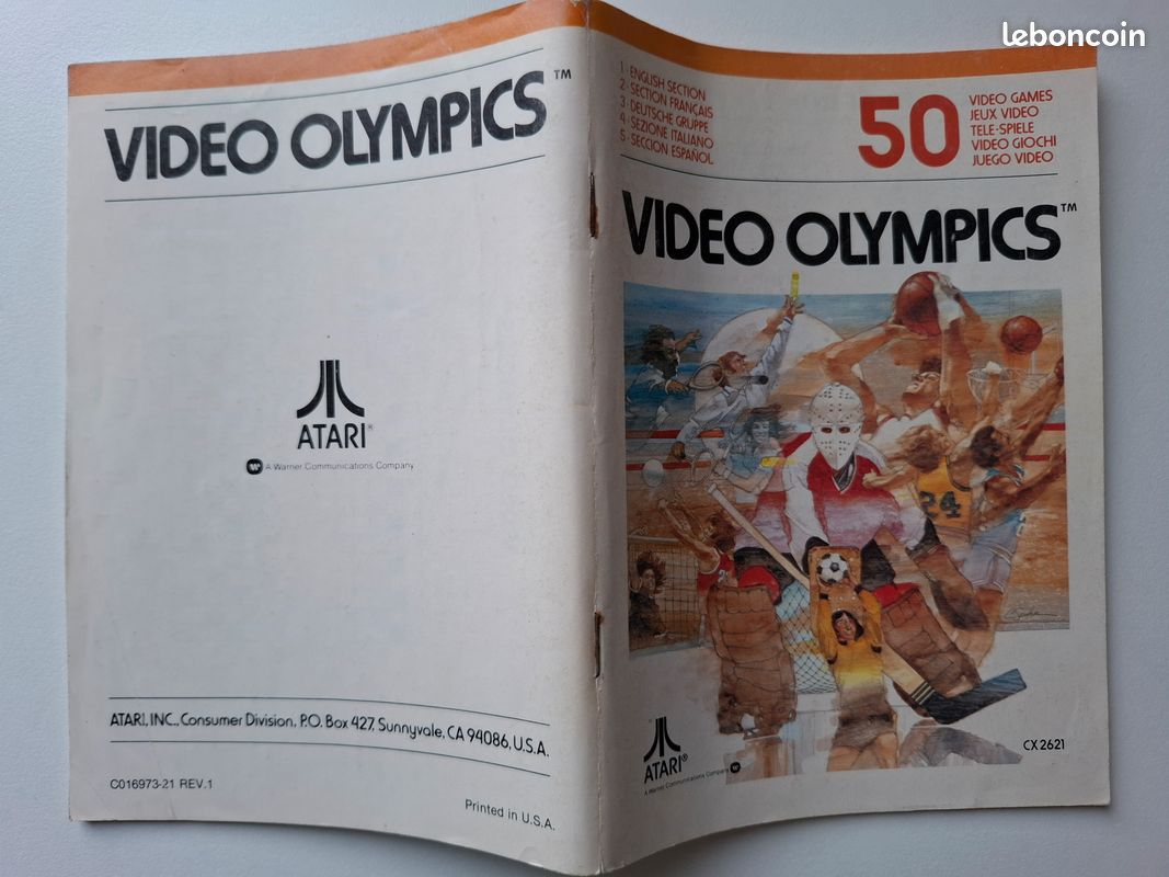 OBELIX sur ATARI 2600 complet en bon état - Link to the past
