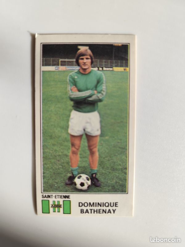 Photo Ancienne Dominique Bathenay (ASSE) - Coupe D'Europe 1977