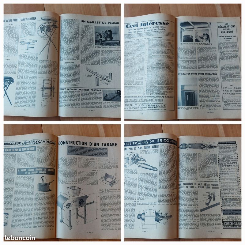 Revue bricoleur : Système D n°143 - Novembre 1957 - magazine vintage de bricolage (image 19)