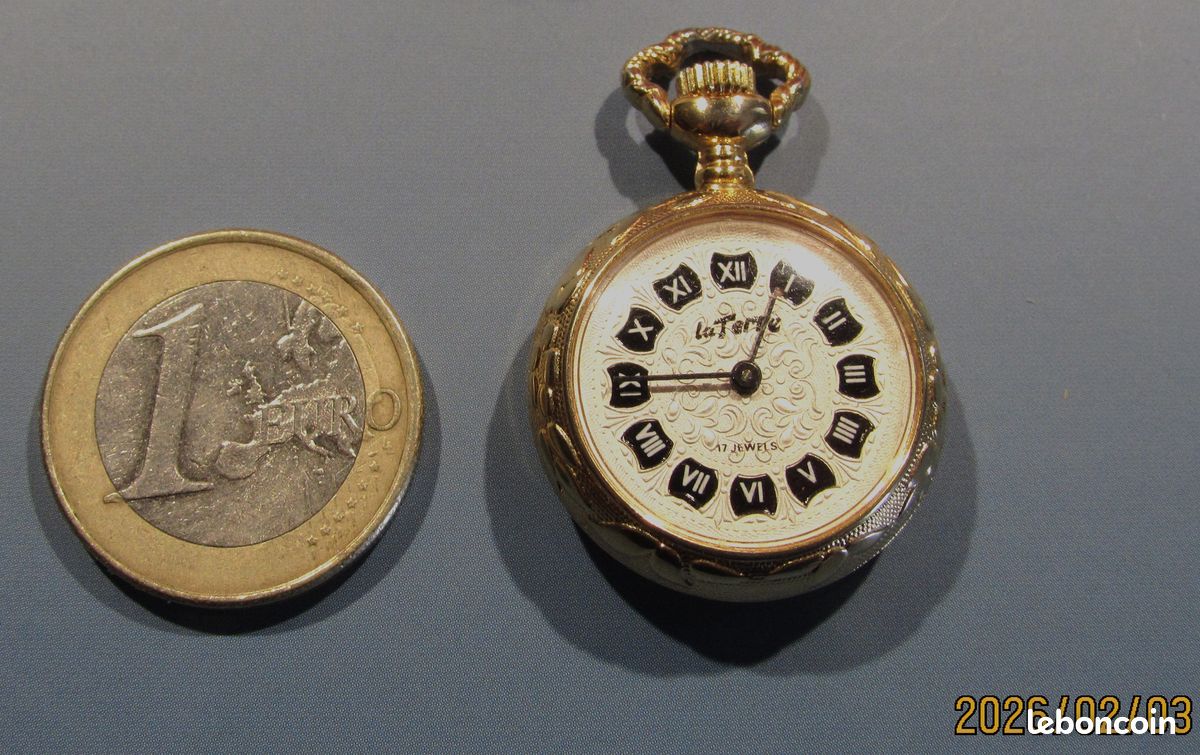 Montre Femme Ancienne 17 Rubis - Pour Pièces Ou Collection - état Occasion - Cadran Doré