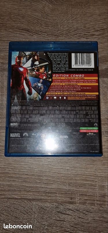 DVD : IRON MAN 2 (Pas de bluray) (image 2)