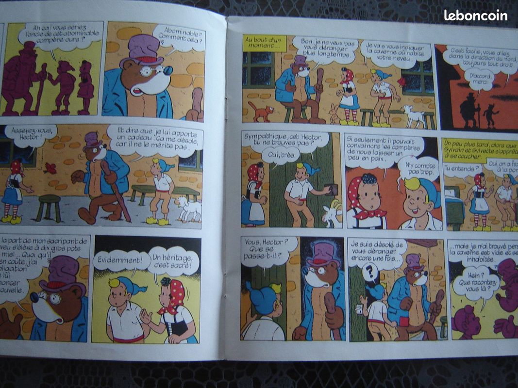 Ancienne BD Sylvain et Sylvette N°80 1976 (image 2)