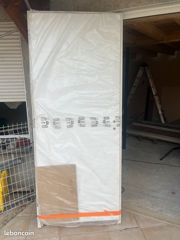 Porte post formé 83 cm blanche (image 2)