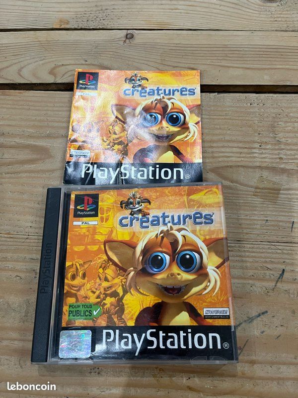 Jeu PS1 Creatures - Version PAL 100% Française - Complet (Boîte, Notice) - Rétro Rare