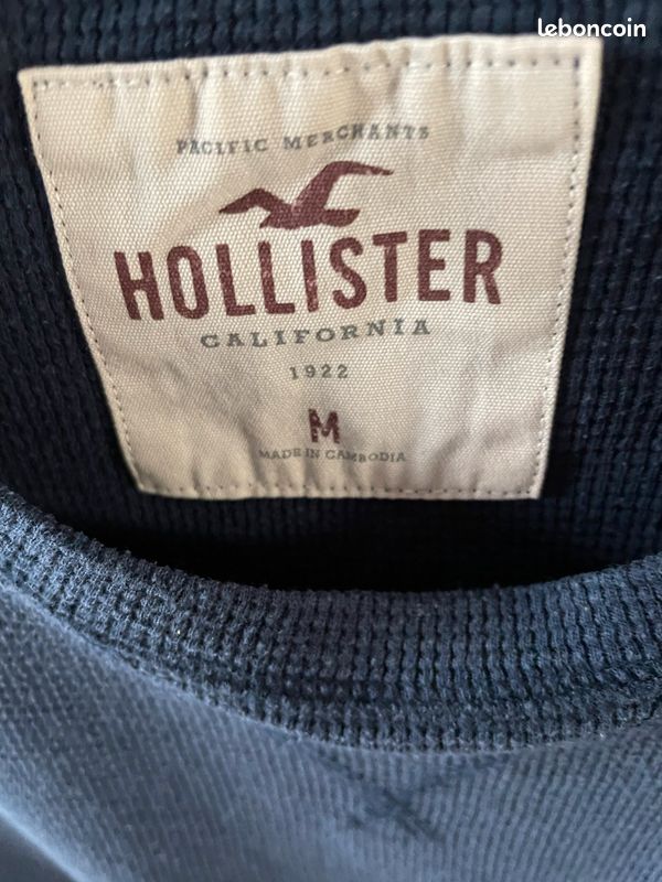 Hollister Logo Pull Hollister Homme Bleu Hollister Men Hoodie