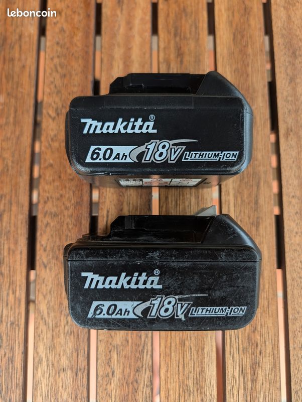 Lot batterie Makita 18V 6A (image 1)