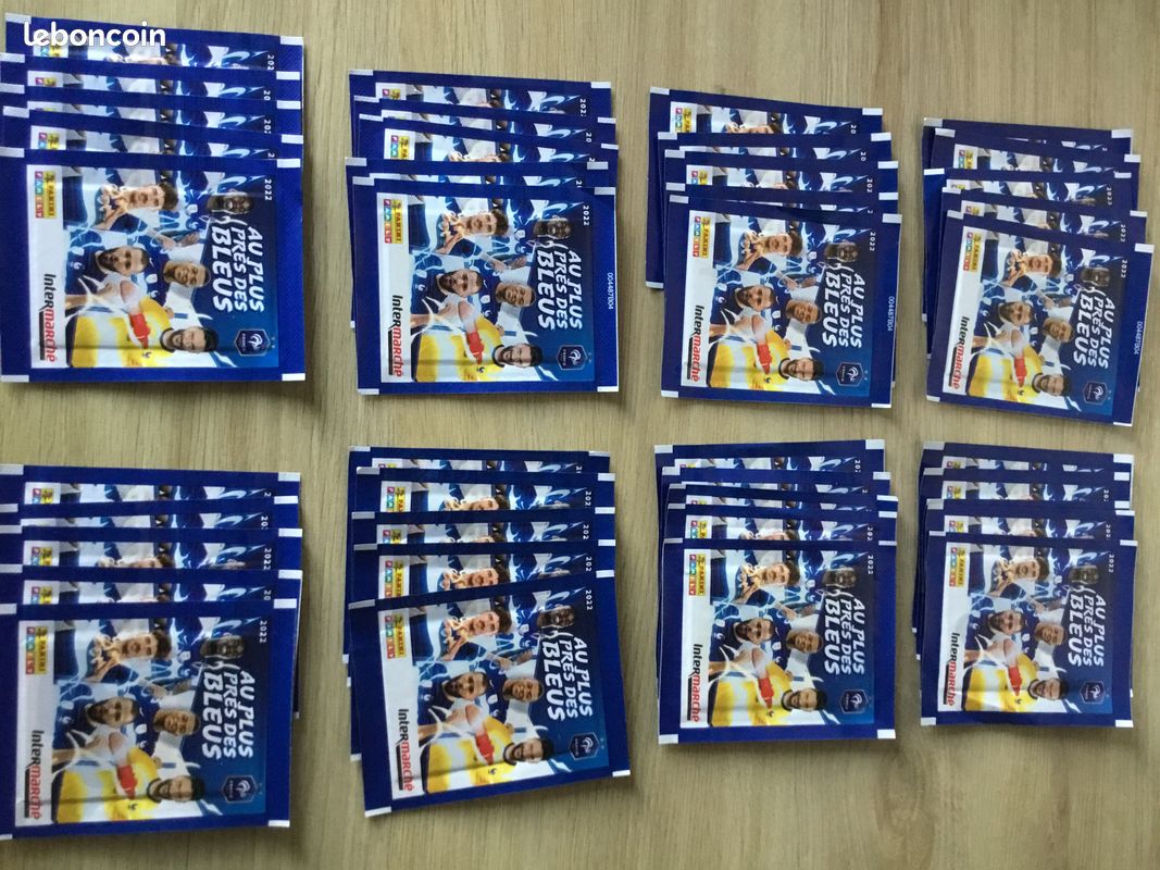 Vignettes Panini au plus près des bleus 2022 Intermarché (image 3)
