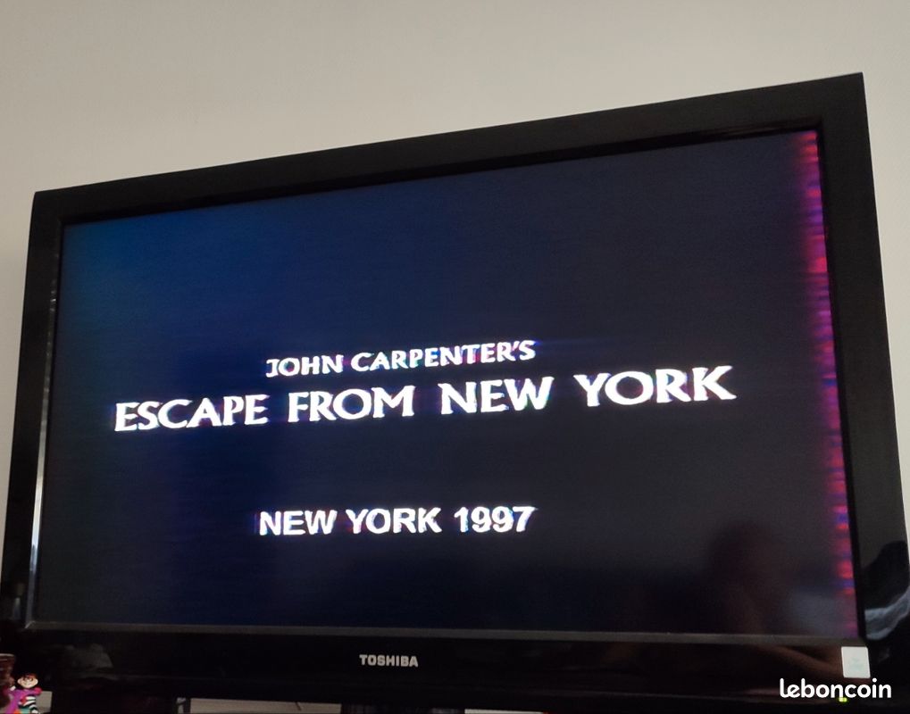 Intégrale Snake Plissken New-York 1997 / Los Angeles 2013 VHS (Enregistrement TV) 3 Jaquettes Télé K7 (image 10)