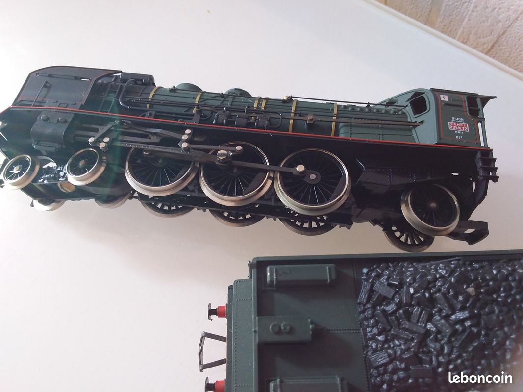 Annexe à vapeur Jouef vintage à l'échelle HO : locomotive SNCF 231-K.72, testée - France