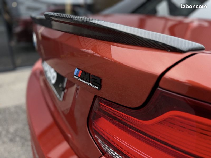 Bmw M2 COUPE (F87) Compétition 3.0 410 ch DKG / Toit ouvrant / Orange Sunset (image 7)