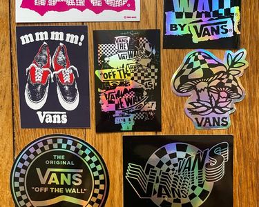 Lot de sticker Vans skate Collection