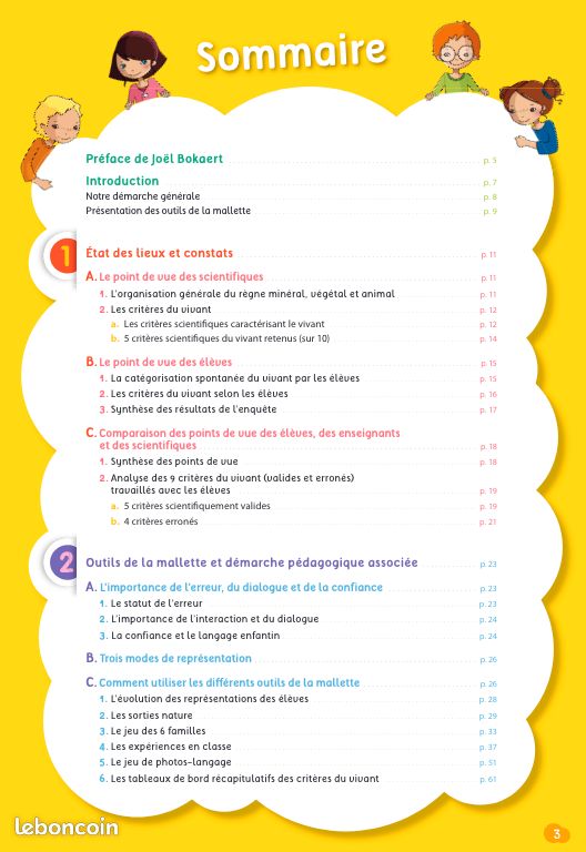 Mallette éducative "C'est quoi le vivant ?" Enfant (image 3)