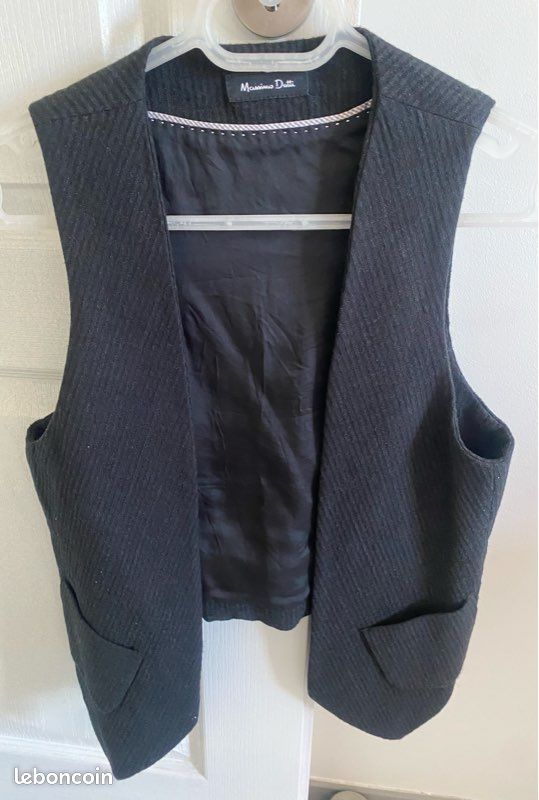 Gilet costume sans manche Massimo Dutti Vêtements