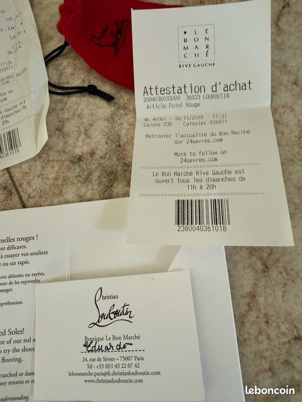 LOUBOUTIN taille 36 Pigalle (image 9)