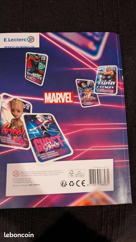 Album collector cartes Marvel (image 2)