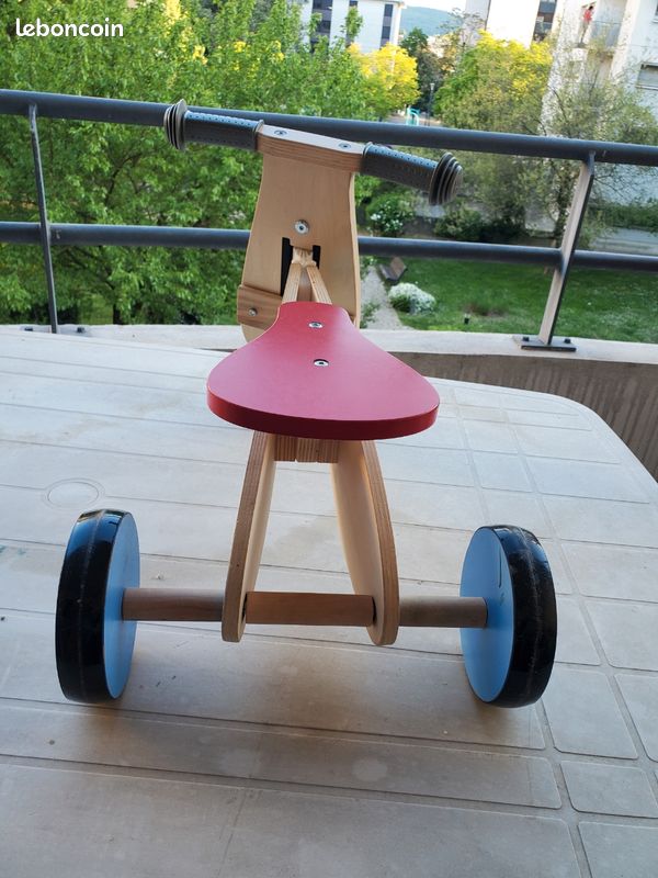 Tricycle draisienne en bois (image 5)