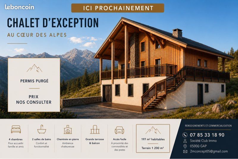 Maison 5 pièces 167 m² · à Le Monêtier-les-Bains · 167 m² · 1 380 000 €