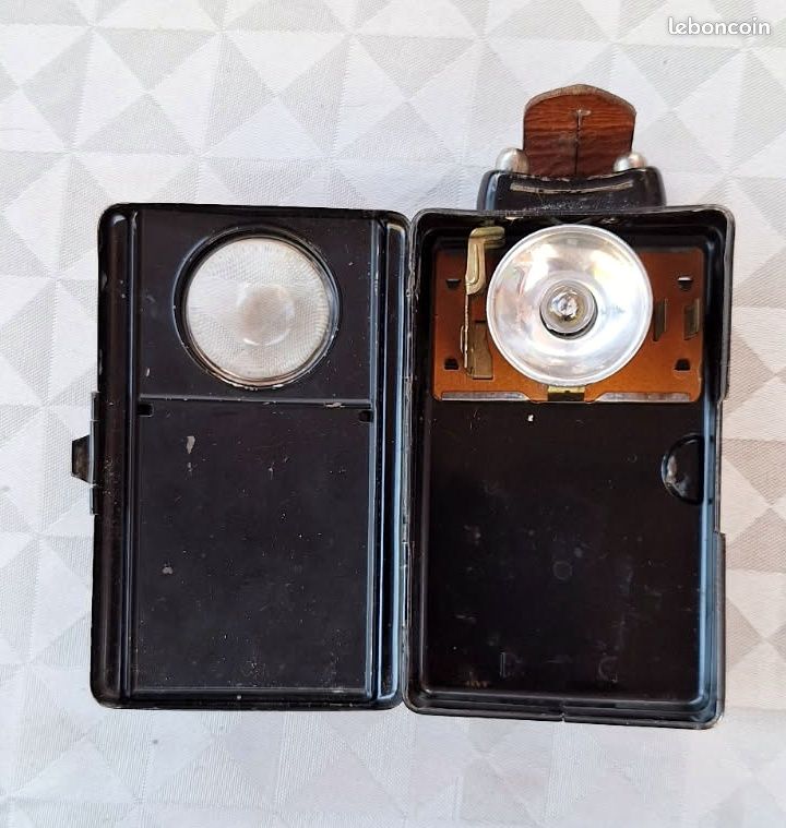 Lampe Torche Signal Vintage Daimon 2200, Lampe De Poche Militaire Originale