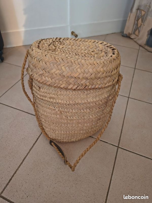 Panier en osier vintage (image 5)