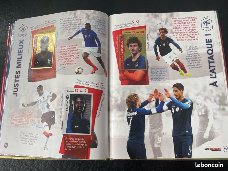 Coffret Stickers Panini Foot France 2014-15 – 12 Boîtes De 100 Paquets – 6000 Vignettes