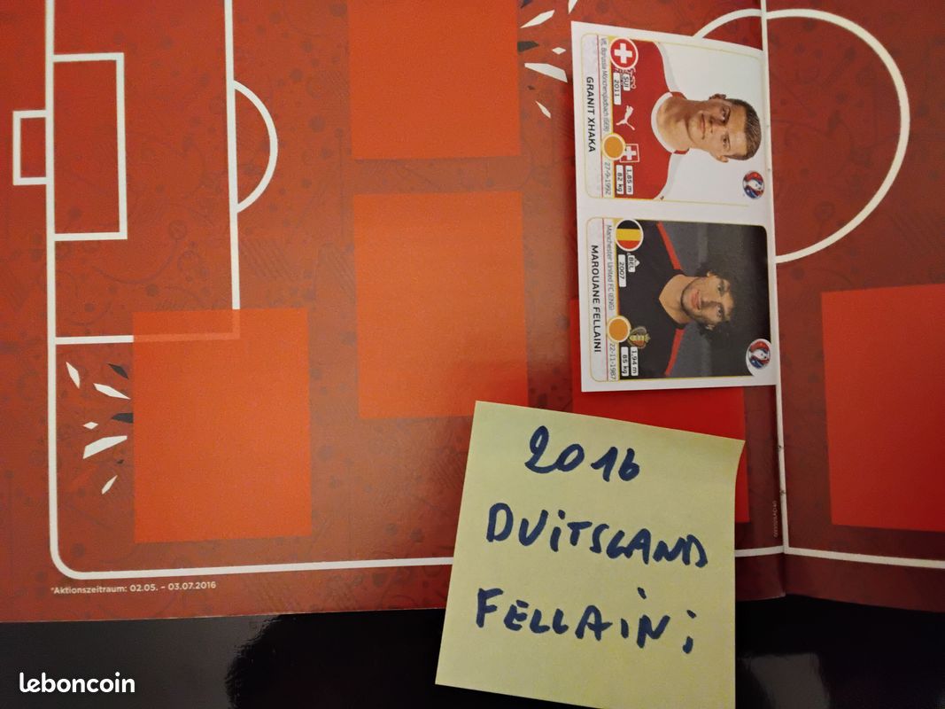 Album Panini Euro 2016 France - Fellaini (édition allemande) (image 5)