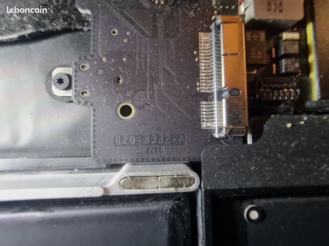 Carte Mère MacBook Pro 15" Début 2013 Pour Pièces - Réf. 820-3332-A - Défectueuse