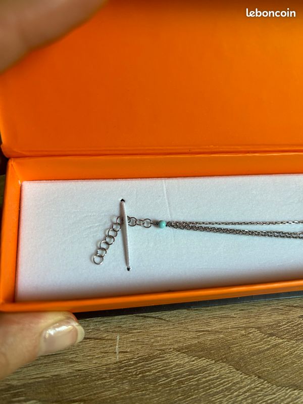 Bracelet en argent la vie en or (image 4)
