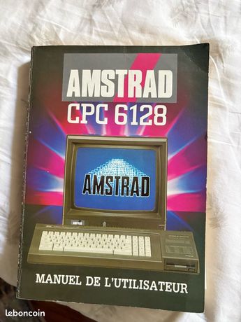 Amstrad 6128 Clavier AZERTY 100 % Fonctionnel sans écran et