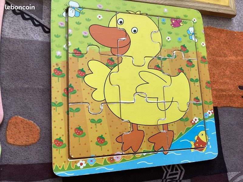 Lots de puzzle en bois et en carton (image 1)