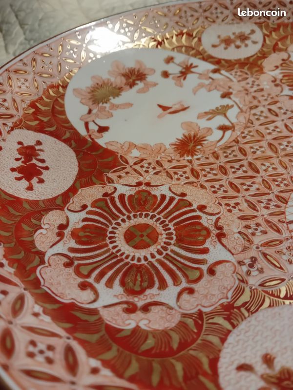 Grand bol vintage japonais Kutani (image 3)