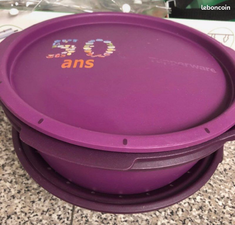 Micro Vap Tupperware violet des 50 ans - Arts de la table