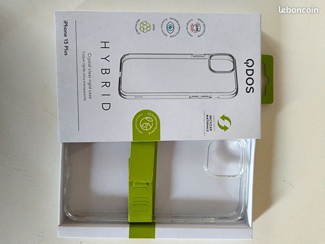 Coque transparente iPhone 15 plus (image 1)
