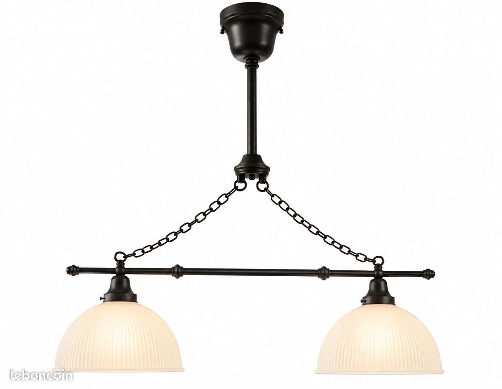 Suspension luminaire double IKEA Tostarp (image 1)