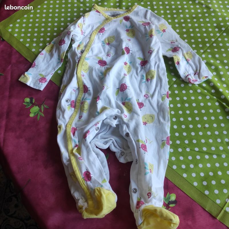 Dors-bien Orchestra mois motif citron Vêtements bébé