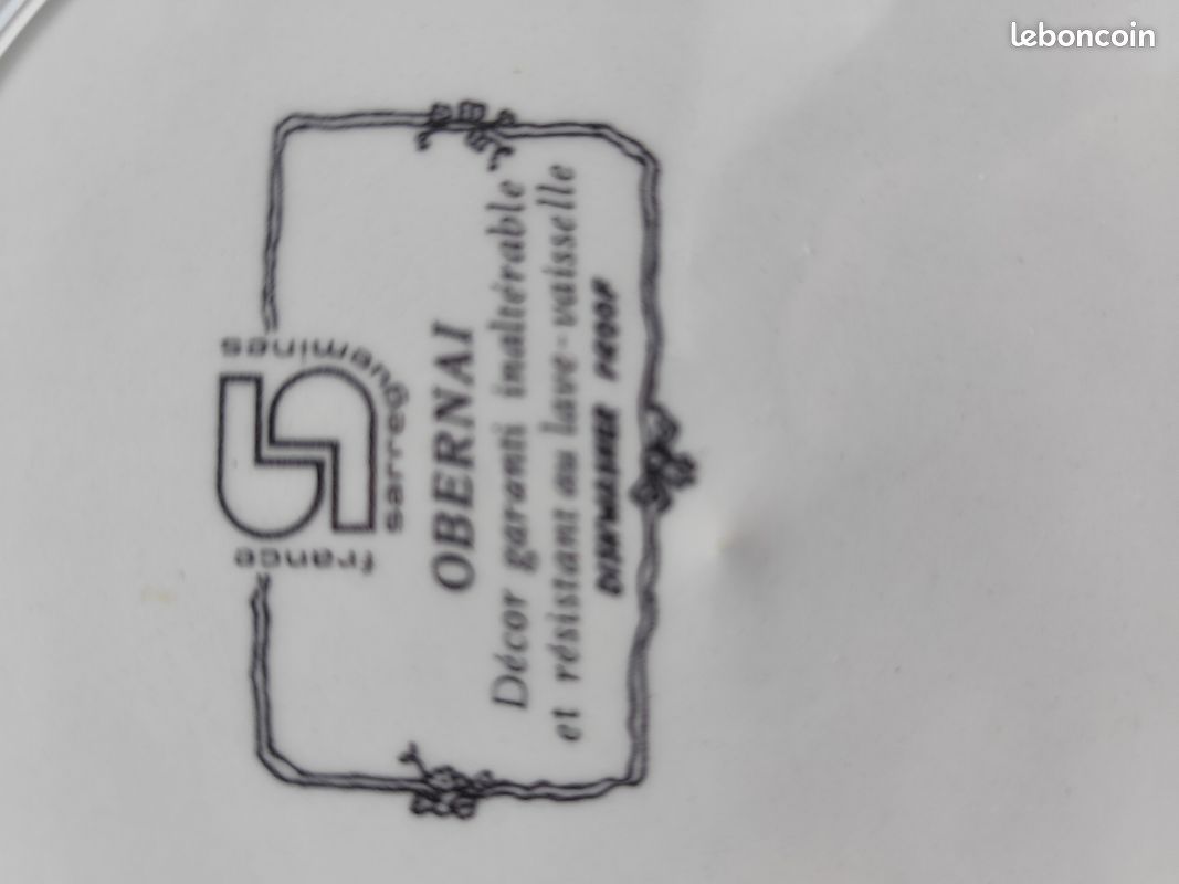 Vaisselle motif alsacien (image 4)
