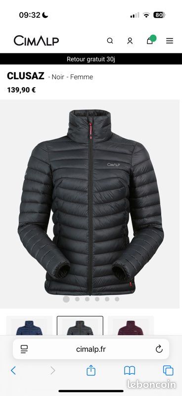 Luxury Cars Cimalp Doudoune Doudoune D'hiver Cimalp Vêtements