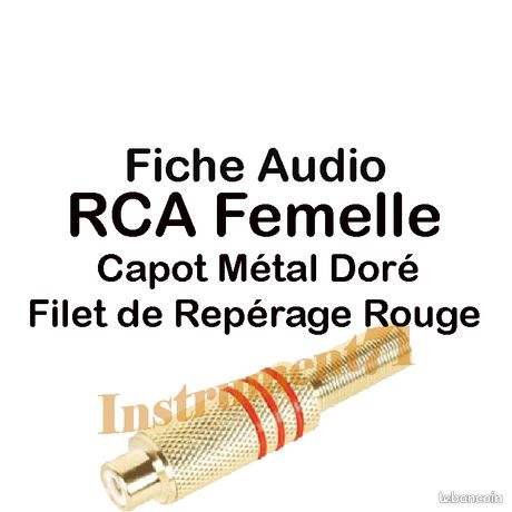 1 Fiche MINI XLR 4 Pôles Femelle Métal Connections à Souder