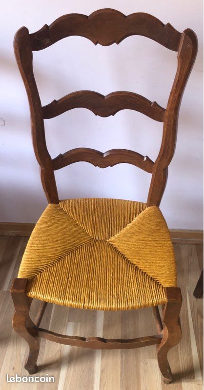 Lots de 4 chaises anciennes (image 9)