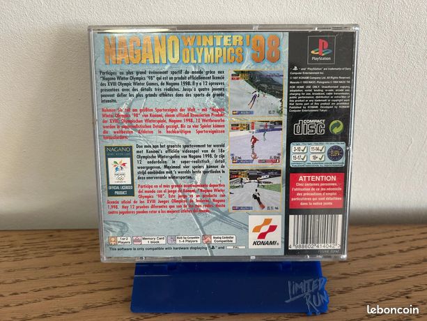 Nagano Winter Olympics 98 PS1 | Jeux Ps1 Occasion | retrogaming